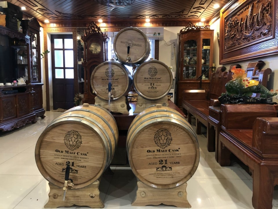 Bán thùng rượu gỗ sồi tại hà nội- Thùng rượu gỗ sồi