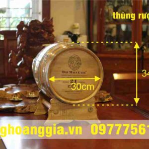 bom rượu gỗ sồi